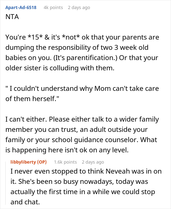 Teen Refuses To Raise Newborn Twin Brothers After Parents Had An &ldquo;Oopsie&rdquo;