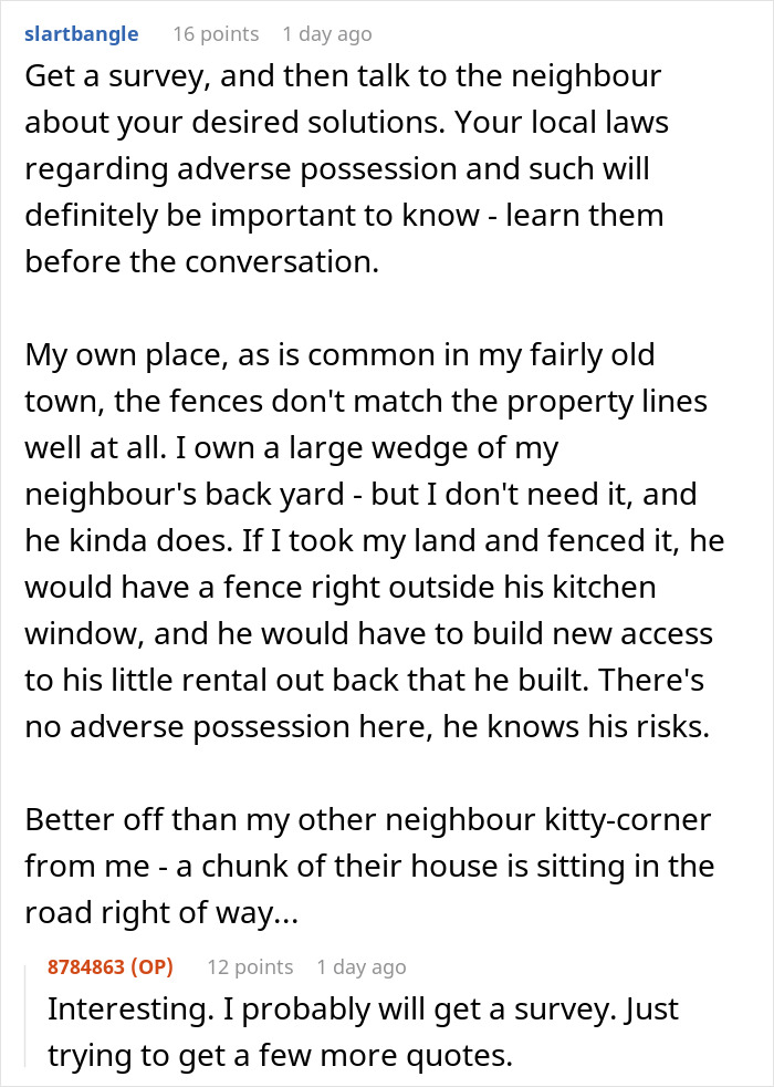 Neighbor Builds Fence On Guy’s Property While He’s Buying House, He Decides To Get Survey Neighbor Builds Fence On Guy’s Property While He’s Buying House, He Decides To Get Survey