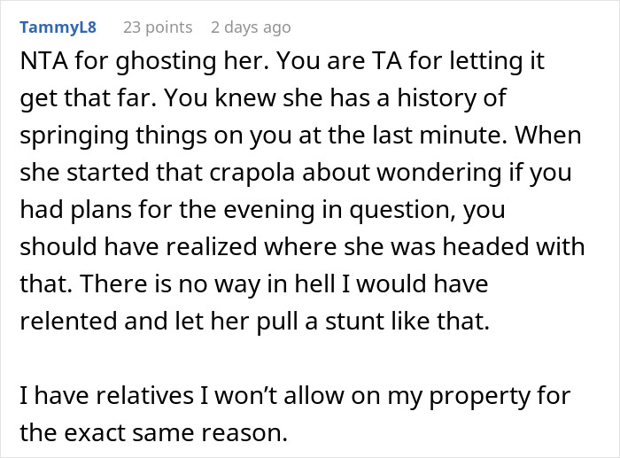 Woman Invites Herself To A Friend’s House To Throw A Party For Family And Friends, Gets Ghosted Woman Invites Herself To A Friend’s House To Throw A Party For Family And Friends, Gets Ghosted