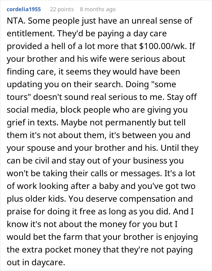 Woman Feels Taken Advantage Of By Brother, Offers A Compromise And Gets An Unexpectedly Negative Reaction