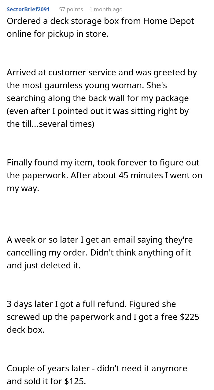 Man Gets Twice The Refund And A Gift Card After Shutting His Mouth And Letting Cashier “Do Her Job” Man Gets Twice The Refund And A Gift Card After Shutting His Mouth And Letting Cashier “Do Her Job”