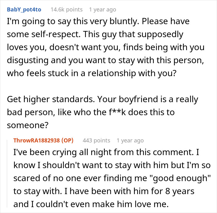 Woman Overhears Boyfriend Of 8 Years Saying She &lsquo;Disgusts&rsquo; Him On His Birthday, Shatters Her Heart