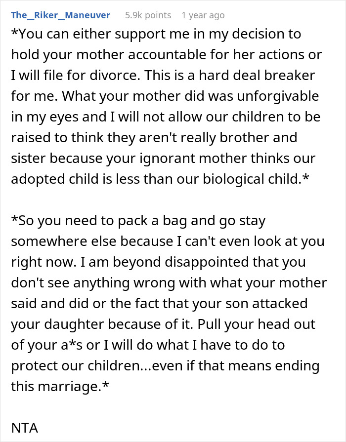 Mom Is Appalled To Learn MIL Filled 8YO Son's Head With Hate Towards Adopted 5YO Sister