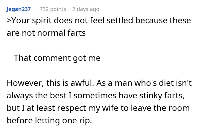 Husband Loves Making Himself As Flatulent As Possible, Ends Up A Divorcee After Wife Snaps Husband Loves Making Himself As Flatulent As Possible, Ends Up A Divorcee After Wife Snaps