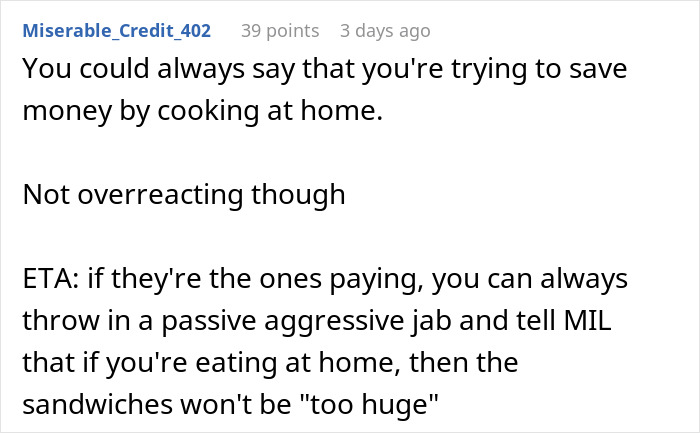 MIL&rsquo;s Fat Shaming Costs Her Dining Privileges With Son And Daughter-In-Law Due To Her Behavior