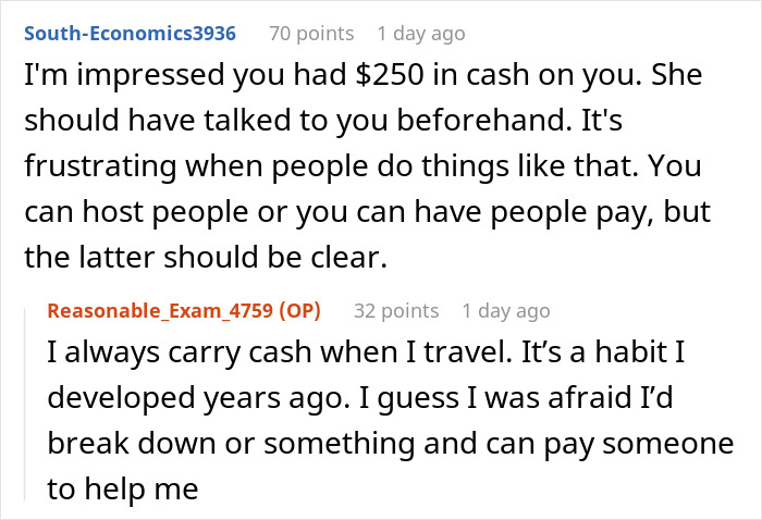 Person Travels 6 Hours, Gets Groceries For Weekend Stay At Sister's Home, She Charges Them $250 Person Travels 6 Hours, Gets Groceries For Weekend Stay At Sister's Home, She Charges Them $250