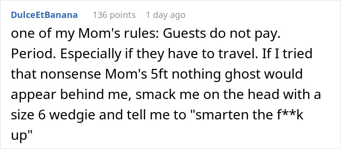 Person Travels 6 Hours, Gets Groceries For Weekend Stay At Sister's Home, She Charges Them $250 Person Travels 6 Hours, Gets Groceries For Weekend Stay At Sister's Home, She Charges Them $250