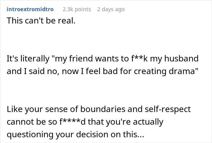 Woman Accused Of Being Selfish By Refusing To Share Her Husband Of 5 Years With Her Friend Woman Accused Of Being Selfish By Refusing To Share Her Husband Of 5 Years With Her Friend