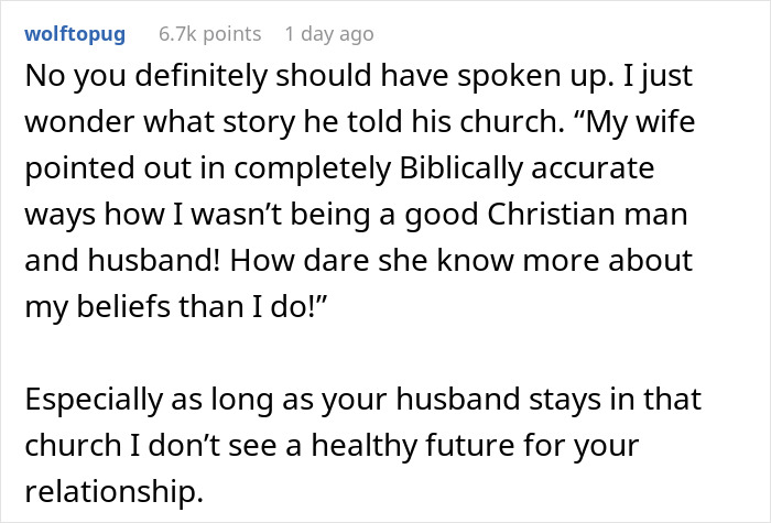 Woman Agrees To Convert If Husband Agrees To Actually Be A Good Christian, Triggers Him