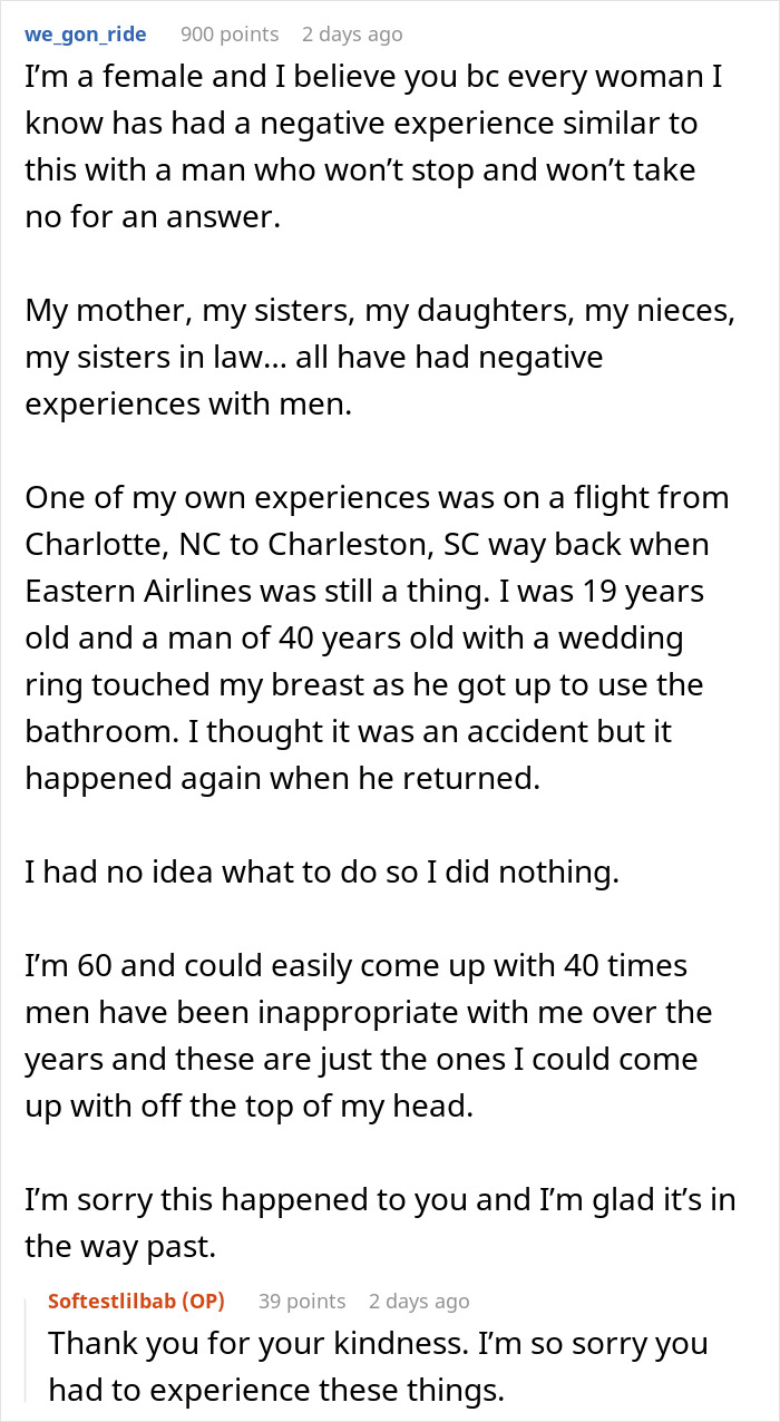 16-Year-Old Plane Passenger Can't Stop Man's Unwanted Advances, So The Crew Intervenes 16-Year-Old Plane Passenger Can't Stop Man's Unwanted Advances, So The Crew Intervenes