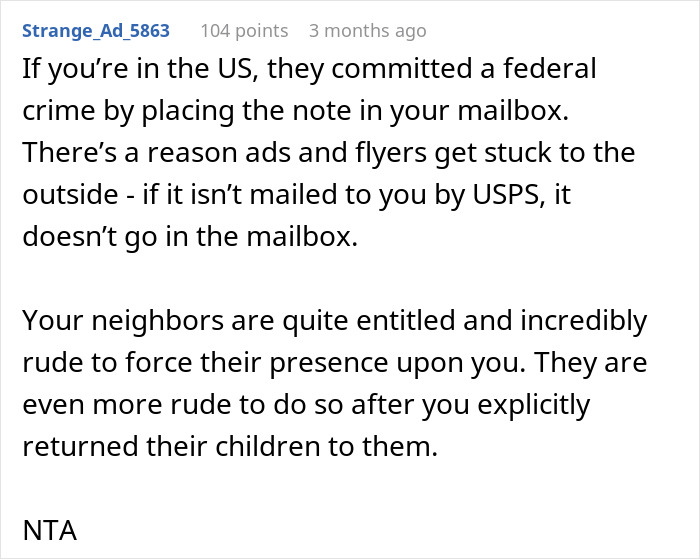 Parents See Neighbors Having A Party With Kids And Send Their Own Children There, Get Unexpected Response