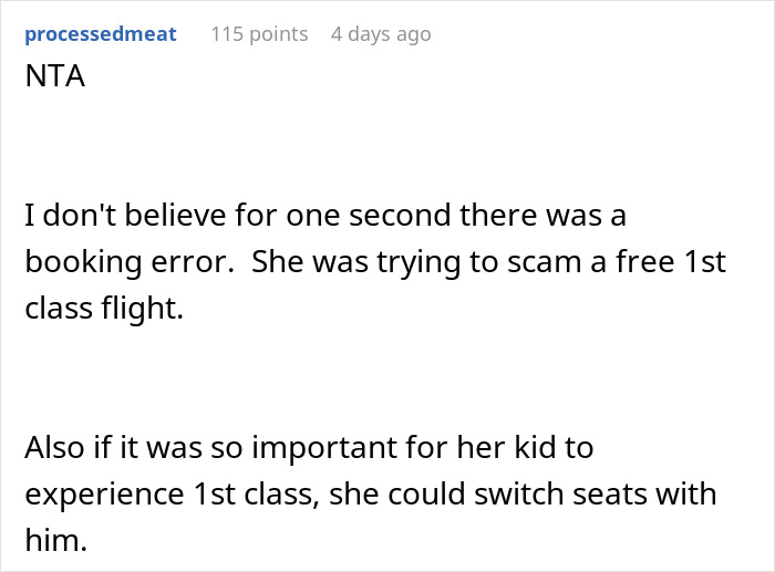 Plane Staff Pressures Woman To Give Her First-Class Seat To A Kid, She Refuses And Faces Backlash