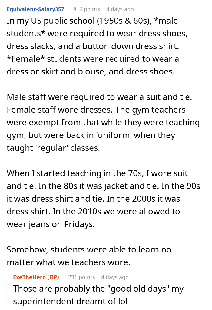 Teacher Banned From Wearing Sneakers Due To Dress Code, Responds With Goth Platform Boots Teacher Banned From Wearing Sneakers Due To Dress Code, Responds With Goth Platform Boots