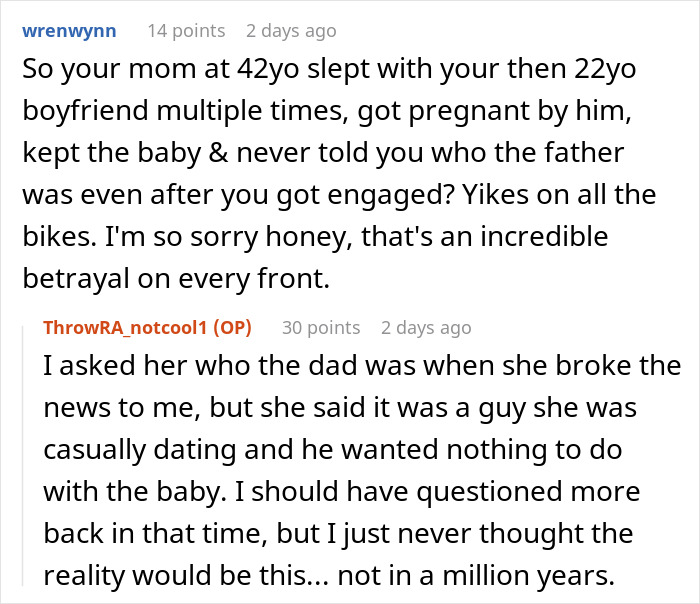“Two Of The Most Disgusting Humans”: Woman Finds Out Her Little Brother Is Her Fiancé’s Son “Two Of The Most Disgusting Humans”: Woman Finds Out Her Little Brother Is Her Fiancé’s Son