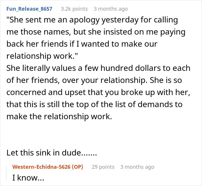 Man Dumps GF After She Expects Him To Foot $1,100 Bill Since He&rsquo;s &ldquo;The Man,&rdquo; Starts To Regret It