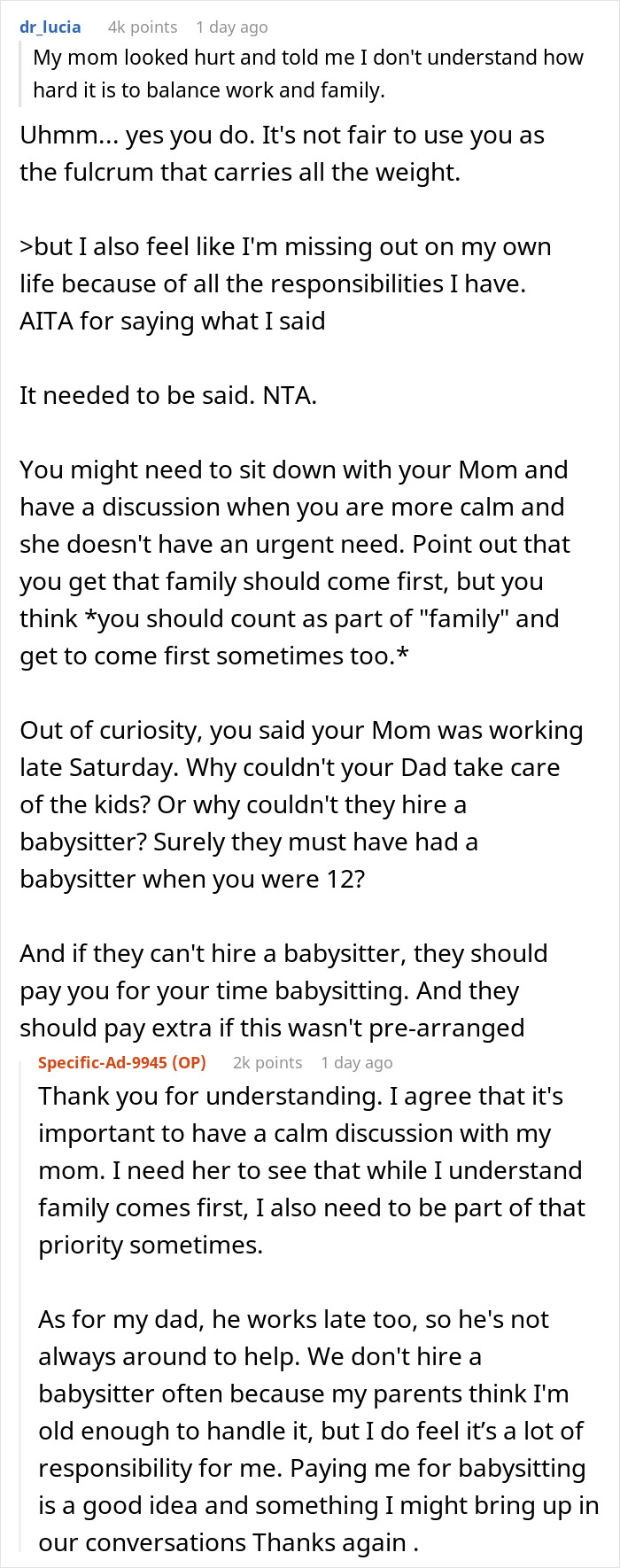 "AITA For Telling My Parents They Should Have Thought Twice Before Having More Kids?" "AITA For Telling My Parents They Should Have Thought Twice Before Having More Kids?"