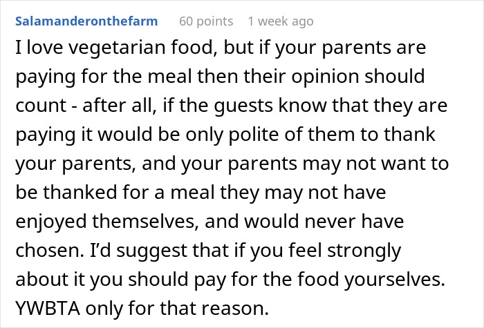 &ldquo;Disrespectful&rdquo;: Couple Called Out For Their Vegetarian Wedding Menu, Ask Who&rsquo;s In The Wrong