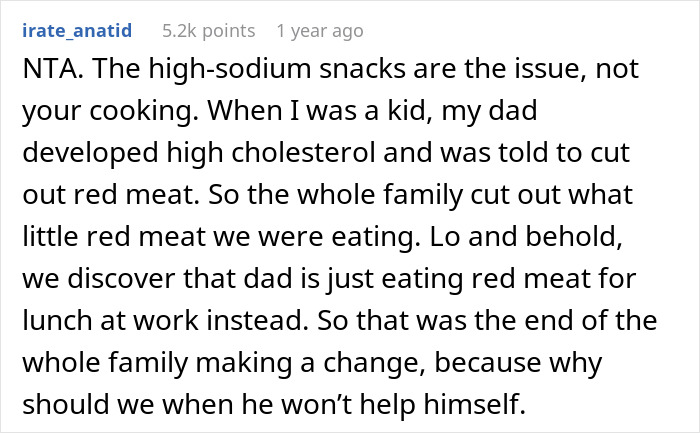 Woman Refuses To Cut Salt From Meals Completely Because Of BF&rsquo;s Blood Pressure, He Turns &ldquo;Salty&rdquo;