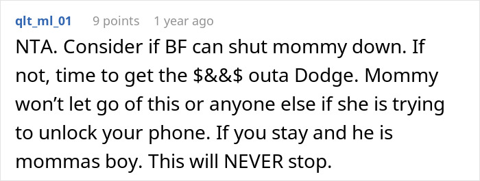 Woman Can’t Trust Son’s GF With No Social Media And A Secretive Job, Tries To Hack Her Phone Woman Can’t Trust Son’s GF With No Social Media And A Secretive Job, Tries To Hack Her Phone