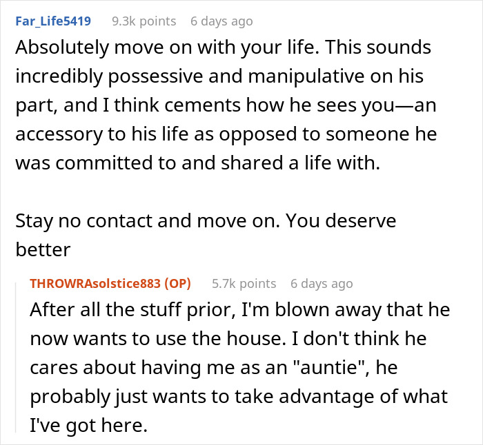 Woman Shocked At Ex’s Audacity To Ask If His Kid With Another Woman Can Use Her House Woman Shocked At Ex’s Audacity To Ask If His Kid With Another Woman Can Use Her House