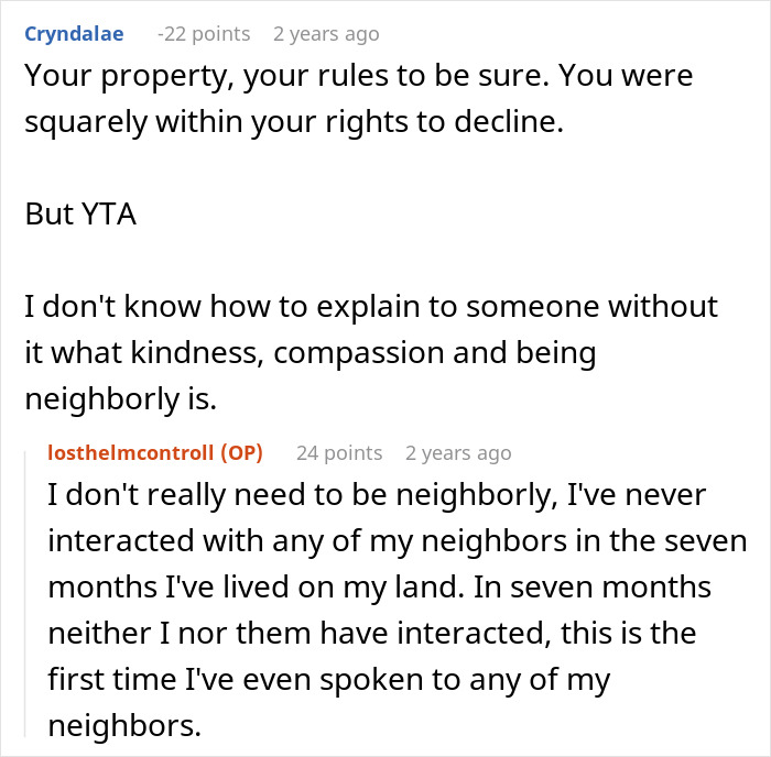 Family Plans Fall Apart Over Neighbor’s Stubbornness, They Don’t See Any Issue Family Plans Fall Apart Over Neighbor’s Stubbornness, They Don’t See Any Issue