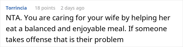 &ldquo;AITAH For Serving My Wife Less Food Than Me And Our Guests?&rdquo;