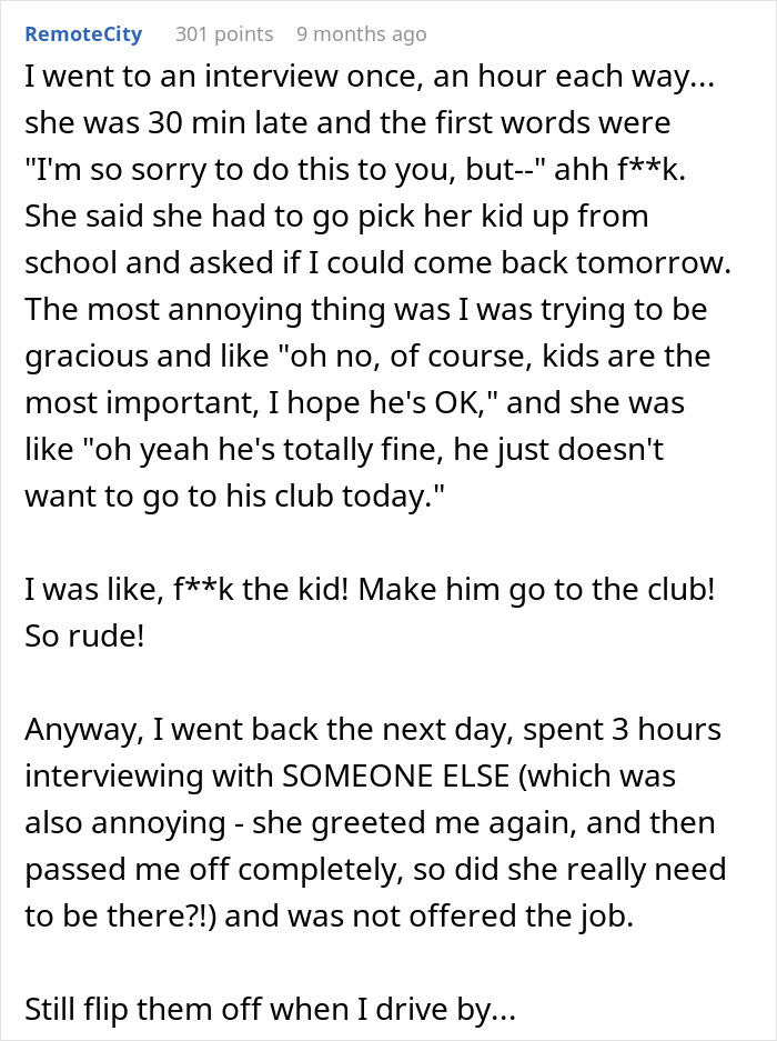 Person Drives 35 Minutes To A Job Interview Only To Get Ghosted, Leaves Boss A Surprise He Didn&rsquo;t See Coming