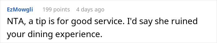 Restaurant Customer Leaves Zero Tip After Accidentally Overhearing What Waitress Said About Her