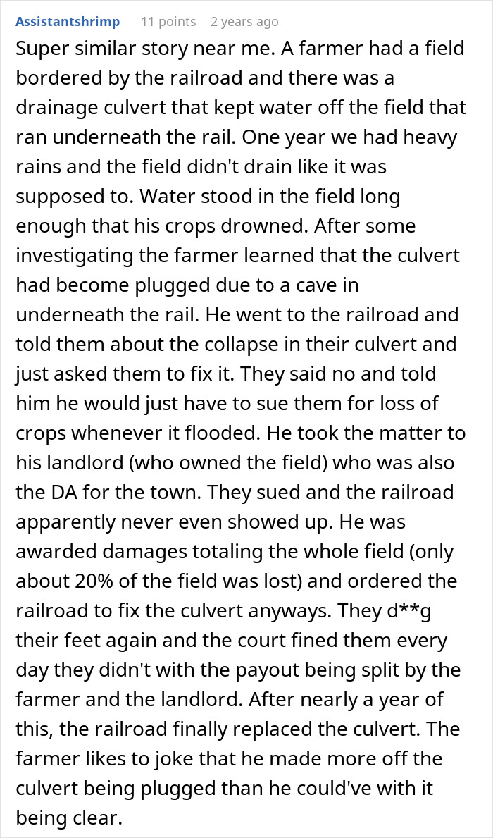 Company Dares Farmer To Take Them To Court Over The Damages They Caused, Regrets It Deeply Company Dares Farmer To Take Them To Court Over The Damages They Caused, Regrets It Deeply