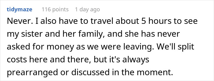 Person Travels 6 Hours, Gets Groceries For Weekend Stay At Sister's Home, She Charges Them $250 Person Travels 6 Hours, Gets Groceries For Weekend Stay At Sister's Home, She Charges Them $250
