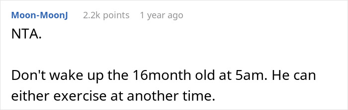 Wife Has Enough Of Hubby Waking Baby At 5AM Due To Workouts And Leaving Her To Deal With Cranky Kid