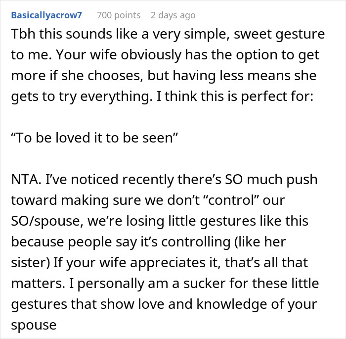 &ldquo;AITAH For Serving My Wife Less Food Than Me And Our Guests?&rdquo;