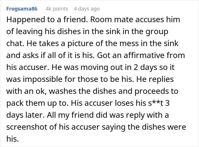 Woman Does Exactly As Told After Annoying Roommate Demands She Take Her Stuff And Leave