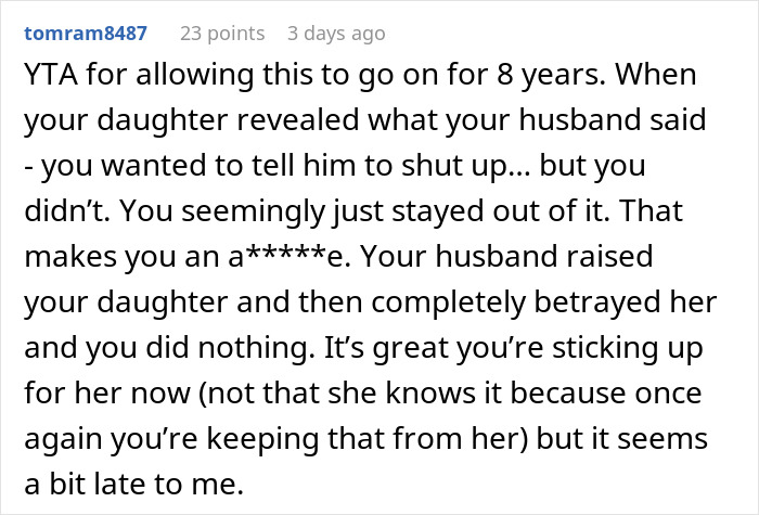 Woman Catches Stepfather Saying She&rsquo;s Not His &ldquo;Real&rdquo; Child, Makes Him Regret It Years Later