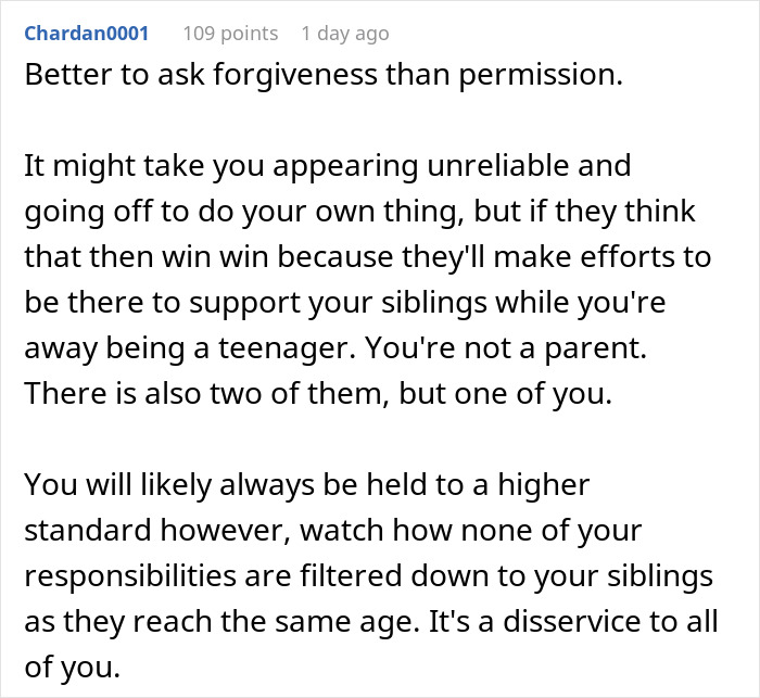"AITA For Telling My Parents They Should Have Thought Twice Before Having More Kids?" "AITA For Telling My Parents They Should Have Thought Twice Before Having More Kids?"