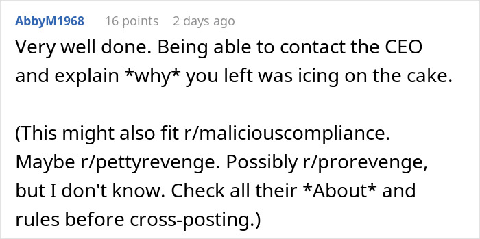 Employee Reprimanded For Being Ethical, Successfully Turns Tables On Company Employee Reprimanded For Being Ethical, Successfully Turns Tables On Company