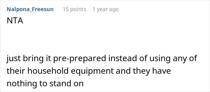 Allergic Person Receives Menu For Upcoming In-Law Dinner Party, Takes It As An Insult