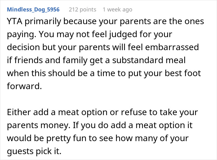 &ldquo;Disrespectful&rdquo;: Couple Called Out For Their Vegetarian Wedding Menu, Ask Who&rsquo;s In The Wrong