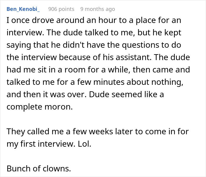 Person Drives 35 Minutes To A Job Interview Only To Get Ghosted, Leaves Boss A Surprise He Didn&rsquo;t See Coming