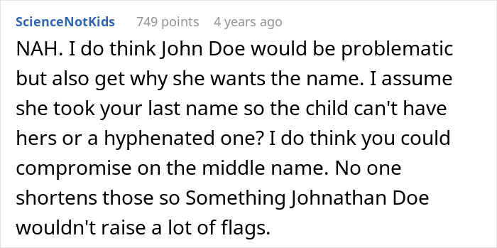 Husband Refuses To Name Son 'John Doe' Thinking About The Problems He'll Face, Upsets Wife Husband Refuses To Name Son 'John Doe' Thinking About The Problems He'll Face, Upsets Wife