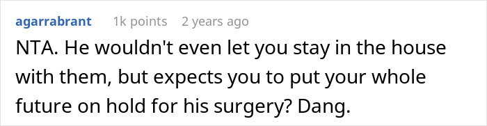 Woman Lets Husband Kick Her Teen Sister Out, Is Surprised When She Refuses To Pay For His Surgery