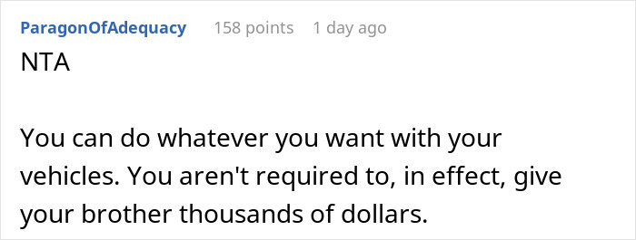 Parents Try To Help "Useless" Son At Their Expense, Brother Refuses To Be A Part Of It Parents Try To Help "Useless" Son At Their Expense, Brother Refuses To Be A Part Of It