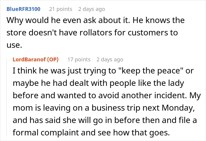 Lady Tries To Grab Man&rsquo;s Rollator Wanting To Use It For Herself, Follows Him To His Car