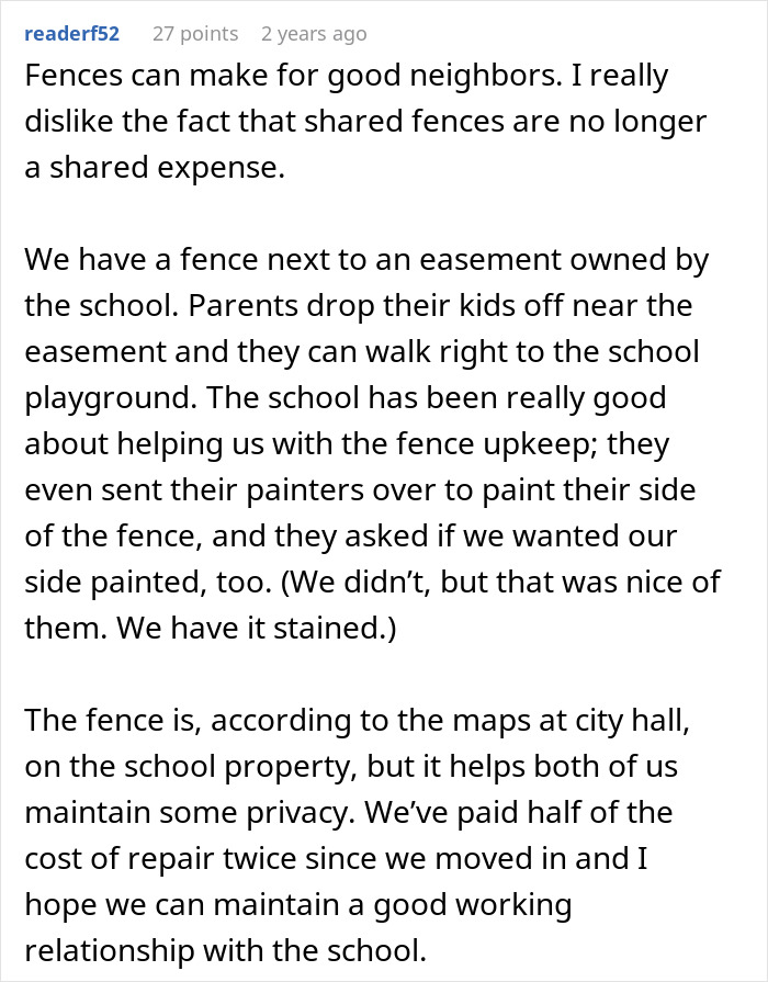 Neighbor Tries To Make Man Fix His Fence So They Could Use The Pool, He Removes It As Retaliation