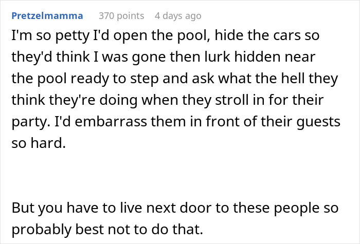 Woman Stayed Home For 4th Of July, Found Out Neighbors Would Use Her Pool While She Was Away Woman Stayed Home For 4th Of July, Found Out Neighbors Would Use Her Pool While She Was Away