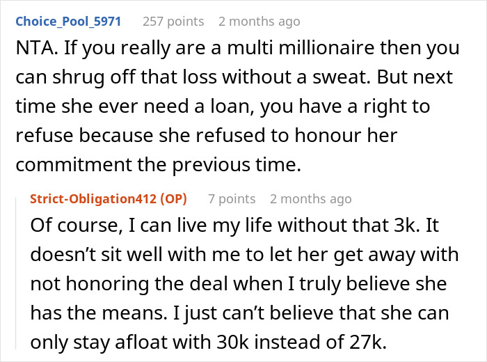Woman Gets $30K Inheritance, Doesn’t Get Why Brother Keeps Asking Her For The $3K She Owes Him Woman Gets $30K Inheritance, Doesn’t Get Why Brother Keeps Asking Her For The $3K She Owes Him