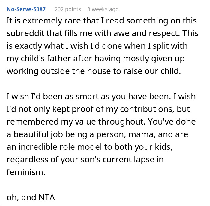 Man Asks Mom To Convince His Wife To Be A &ldquo;Trad Wife&rdquo;, She Reveals She Always Had An &ldquo;Escape Plan&rdquo;