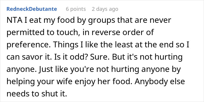 &ldquo;AITAH For Serving My Wife Less Food Than Me And Our Guests?&rdquo;