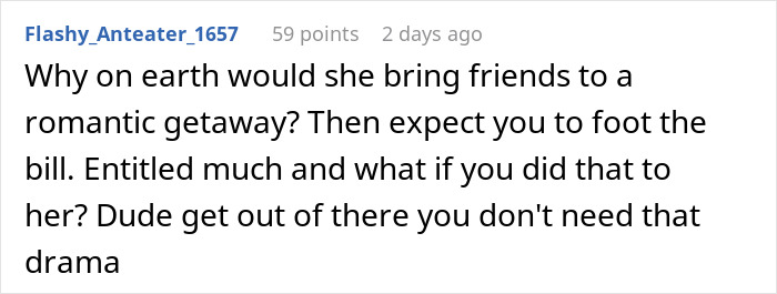 Uninvited Friends Ruin Romantic Trip, Man Demands They Pay Their Share Of Hotel Costs