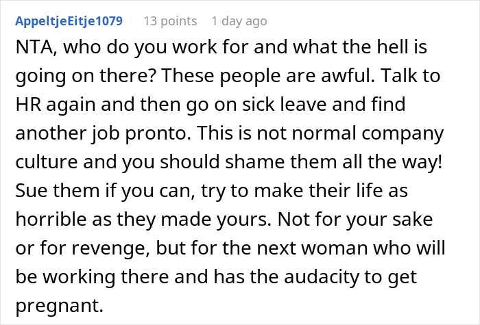 Woman Reports Boss To HR After He Forces Her To Go To Meeting During Labor, Coworkers Hate Her